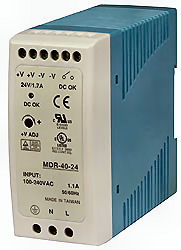 W&T 48VDC 40W Power Supply Din-Rail 11089 - Click Image to Close