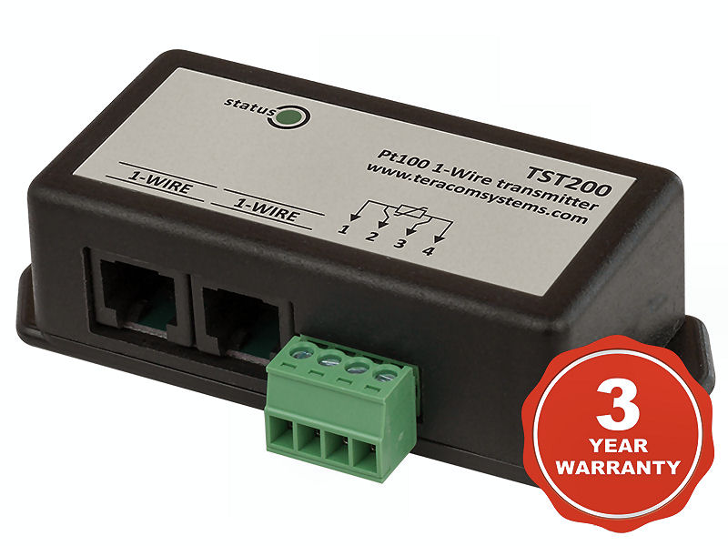 Teracom Pt100 transmitter with 1-Wire Interface TST200